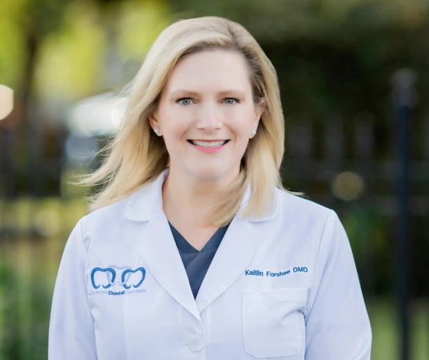 Dr. Kaitlin Forshee smiling outdoors