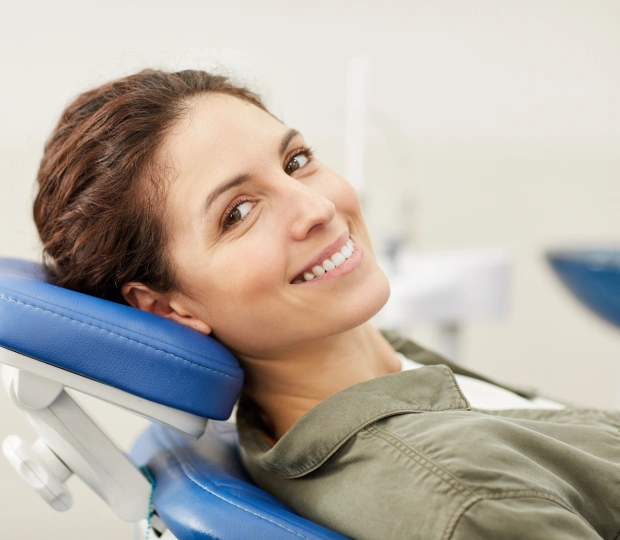 Patient resting comfortably during sedation dentistry
